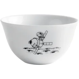 Kahla 325008A50982CP Peanuts Schale 0,50 l Peanuts Space | weiße Schale mit Peanuts Motiv aus Porzellan