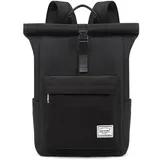 TANTOMI Rucksack Damen Herren, Rucksack Laptop Tasche 15,6 Zoll, Laptop Rucksack Damen Herren weit öffenbar, Rolltop Rucksack wasserdicht,Backpack Daypack für Schule,Fahrradfahren,Freizeit und Reise