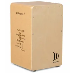 Schlagwerk CP80 Rudiements Nature Cajon Large - Cajon