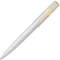 HUGO BOSS Kugelschreiber Gear Pinstripe Silber/Gold | Kuli, Edel, Hochwertig, Schreibgeräte, Luxus