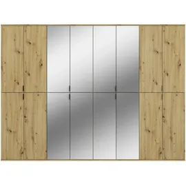 Möbel Boss Projekt X Garderobenschrank 244x193x34 Eiche
