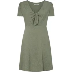 Pepe Jeans für Damen. PL953568 Nani Kleid grün (M), Lässig, Viskose, Kurzarm, Nachhaltig