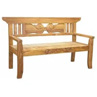 Garden Pleasure Gartenbank PADAR 940230 natur Holz 150,0 cm