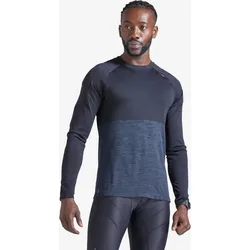 Laufshirt langarm Herren nahtlos - Run 500 schwarz M