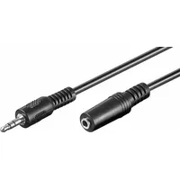 MicroConnect 3.5mm Klinke Verlängerungskabel schwarz, 1.5m (AUDLR1.5)