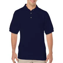 Gildan DryBlend Jersey Polo Blau M