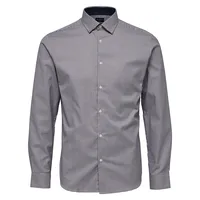 Selected HOMME Herren Freizeithemd SLHSLIMNEW-MARK Slim Fit weiß Rot/Blau/Weiß