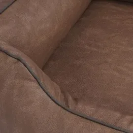 Knuffelwuff Hundebett Rockland XXXL 100 x 100 cm braun