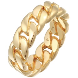 Elli Bandring Chunky Chain Glieder Look 925 Silber Ringe   Damen 