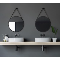 Talos Black Style Spiegel rund Ø 50 cm schwarz
