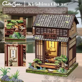 CUTEBEE Puppenhaus Miniature House Kirishima Cha-an 19 x 14 cm