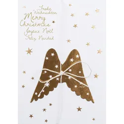 Raeder Angel Wings Weihnachtskarte