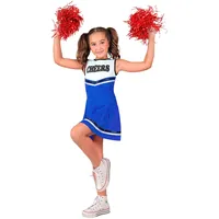 W WIDMANN MILANO Party Fashion - Kinderkostüm Cheerleader, Kleid, High School, Tänzerin, Karneval, Football Mottoparty