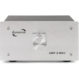 Dynavox AMP-S MKII Verstärker/Boxen-Umschalter silber