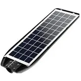 LUXULA Straßenleuchte Solar schwarz 5 W 600 lm IP54, IP65