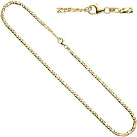 Goldkette JOBO Halsketten Gr. Gelbgold 333, Länge: 45 cm, goldfarben (gelbgold 333) Damen Goldketten 333 Gold massiv 45 cm