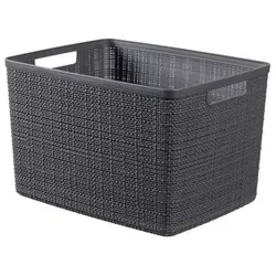 Korb JUTE grau - grau