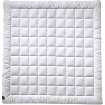 billerbeck Kunstfaserbettdecke BILLERBECK "520 ALCANDO, Bettdecken für Sommer und Winter, Decke", weiß, B:140cm L:220cm, Bezug: 100% Baumwolle. Füllung: 100% Polyester, Bettdecken, Die strapazierfähige und kuschelige Faserdecke