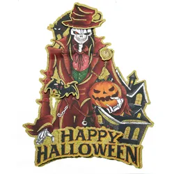 Halloween Papier-Deko - Skelett mit Hut (58x39cm)