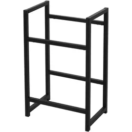 ML-Design Getränkekistenregal 47 x 31 x 75,5 cm Schwarz