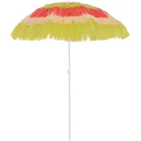 Outsunny Hawaiischirm Ø 160 cm Mehrfarbig