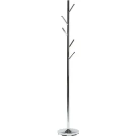 Beliani Kleiderständer 170 x 28 x 28 cm Silber