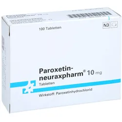 Paroxetin-neuraxpharm 10 mg Tabletten 100 St