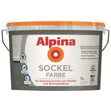 Alpina Sockelfarbe Schiefergrau matt 5 l