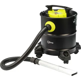 Qlima Aschesauger 1200W 20L mit HEPA Filter Schwarz/Grün