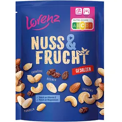 Lorenz Studentenfutter Nuss & Frucht gesalzen 125,0 g