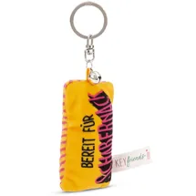 NICI Schlüsselanhänger Mini Plüschkissen Bereit für Schabernack mit Glöckchen