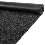 ANRO Fußmatte Schmutzfangmatte Teppich Läufer Sauberlaufmatte Indoor Outdoor Flur Eingang Poet Schwarz 100x100cm