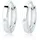 Elli DIAMONDS Creolen DIAMONDS Weiß 925 Sterling Silber 0,01 ct. onesize