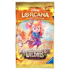 Ravensburger Disney Lorcana Unbekannte Wildnis Display mit 24 Booster Packs