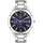 Steve Madden Herren Armband Uhr,Blau/Silber