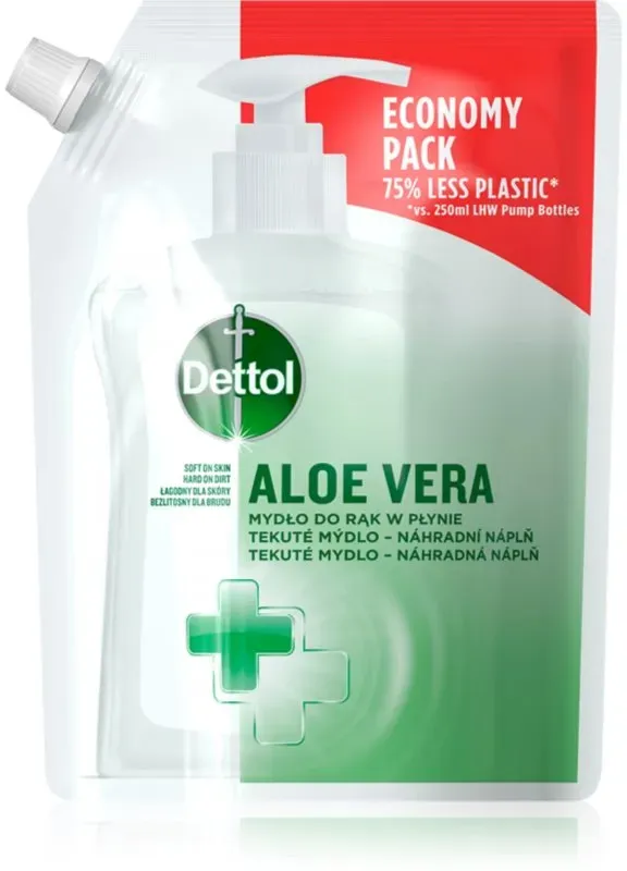 Dettol Soft on Skin Aloe Vera Flüssigseife Ersatzfüllung 500 ml