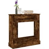 Kaminumrandung Räuchereiche 90x30x90 Cm Holzwerkstoff