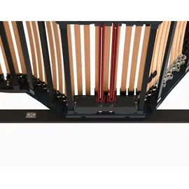 Hn8 Schlafsysteme Hn8 Quattro Move – Elektrischer Luxus Lattenrost Grau, Holz, 120x200 cm, Schlafzimmer, Lattenroste