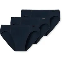 SCHIESSER Supermini Slips 3er-Pack Essentials in Dunkelblau | Gr.: 4