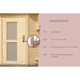 Karibu Skrollan 1 inkl. 9 kW Ofen + ext. Steuerung
