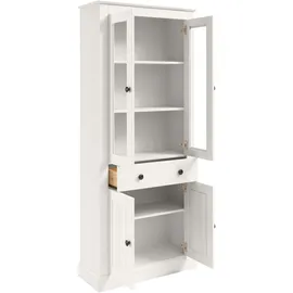 OTTO home Vitrine Liotta 77 x 31 x 181 cm Weiß