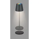 B.K.Licht Briloner RGBW Tischlampe Schwarz