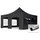 TOOLPORT Faltpavillon 5 x 5 m inkl. 4 Seitenteile Schwarz