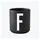DESIGN LETTERS | AJ Becher F, Schwarz