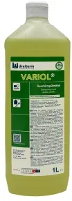 Dreiturm Variol® Geschirrspülmittel, manuelles Spülmittel, Flüssiggeschirrspülmittel zur Handwäsche von Geschirr und Besteck, 1 Liter - Flasche