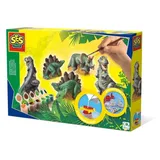 SES Gipsfiguren Dinos gießen und anmalen