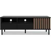 Finori Monza 56A TV-Board 138x49x40 cm Schwarz / Artisan