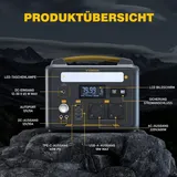 VTOMAN Jump 600X Tragbare Powerstation 600W - 299Wh Solar Generator LiFePO4 Batt
