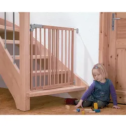 DOLLE Sicherheitsgitter »Pia«, Breite: 75,6 - 110,4 cm, Holz - braun