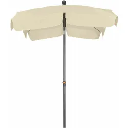 SIENA GARDEN  Tropico Tropico Mittelstockschirm anthrazit/natur 210x140cm